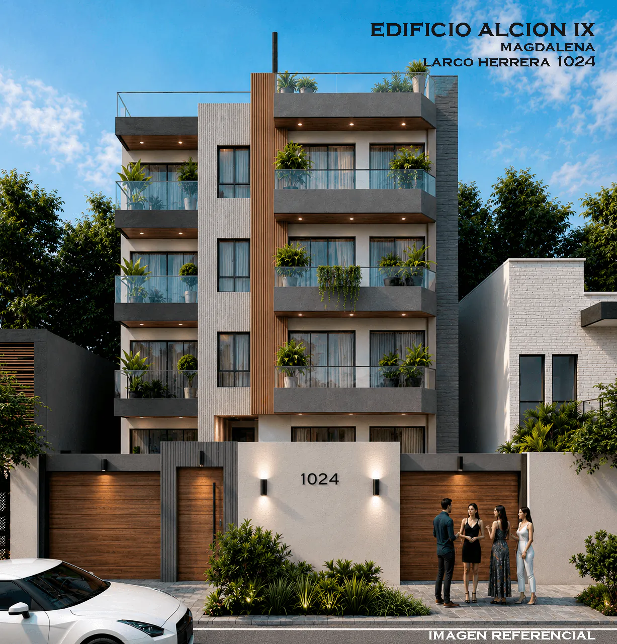Vista exterior de Edificio Larco